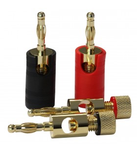 Goldkabel Basic Federkorb - Banana Gold 4'lü Kablo Ucu